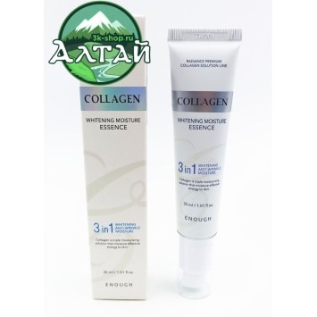 Осветляющая эссенция с коллагеном Enough Collagen Whitening Moisture Essence 3 In 1, 30 мл. (Крем для глаз)